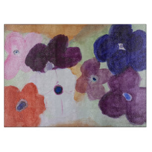 Anemone Spring Blume Chopping Board Schneidebrett