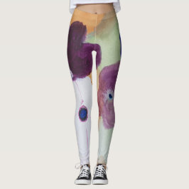 Anemone Spring Flowers Leggings