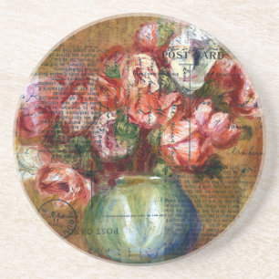 Anemone und Ephemera Getränkeuntersetzer