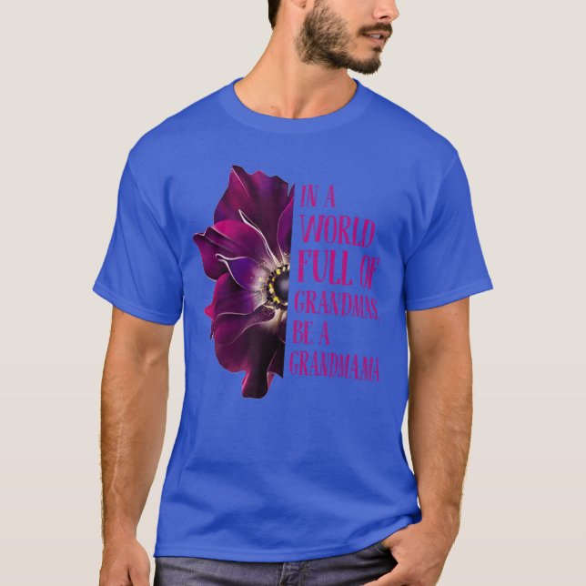 Anemone Welt voller Omas sei OMA Oma T-Shirt (Vorderseite)