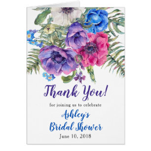 Anemonen-Blumen-Brautparty danken Ihnen