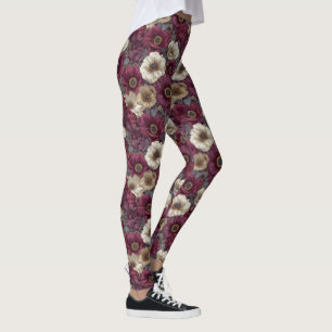 Anemonen-Blumen Laufende Anemonen Luxus Für Sie Leggings