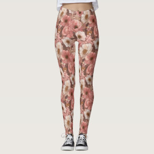 Anemonen Blüte Fitness Mode Anemonen Blütenblatt Leggings