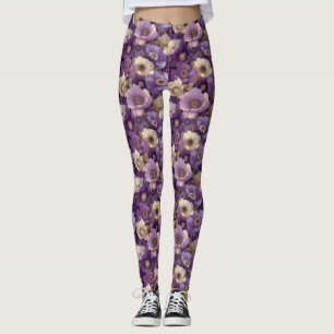 Anemonen Blüten Frauen Aktiv Bekleidung Anemonen B Leggings