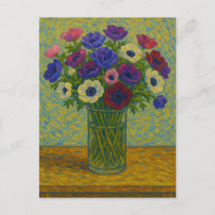 Anemonen Postkarte