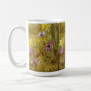 Anemonen und Osterglocken Amerikanischer Künstler  Kaffeetasse