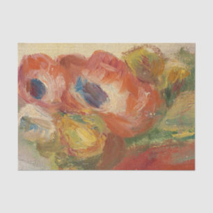 Anemonen von Renoir Seidenpapier