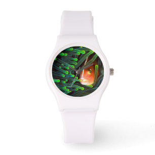 Anemonenfisch versteckt sich in einer Anemone, Mos Armbanduhr