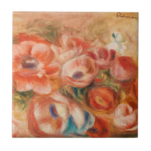 Anemones (2) von Auguste Renoir Decorative Fliese
