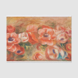 Anemones (2) von Auguste Renoir Decoupage Seidenpapier