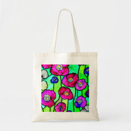 Anemones Glaskunst Tragetasche
