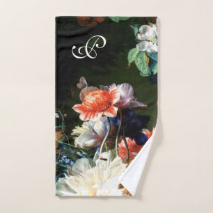 ANÉMONES ROUGES ROSE FLEURS BLANCHES, BOUTTERFLY E