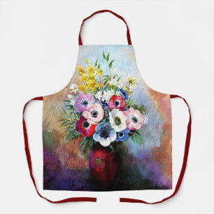 Anemones von Odilon Redon Schürze
