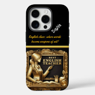 Anerkennung der Englischlehrungsexzellenz iPhone 16 Pro Hülle