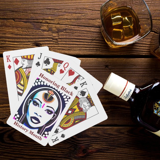 Anerkennung der schwarzen Geschichte Monat Spielka Spielkarten (Von Creator hochgeladen)