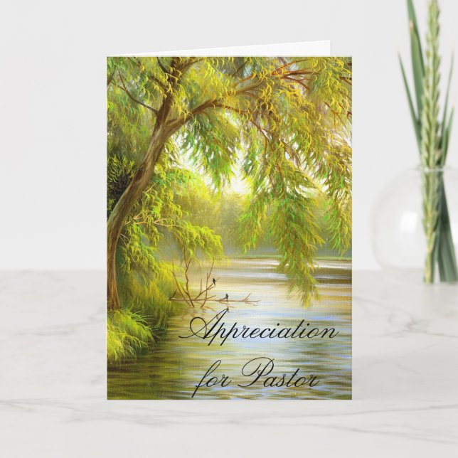 Anerkennung für Pastor Karte (Vorderseite)