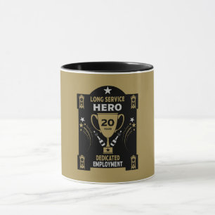 Anerkennung von Dienstleistungen für lange Anstell Tasse