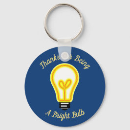 Anerkennung von Mitarbeitern - Helle Light Bulb Bu Schlüsselanhänger