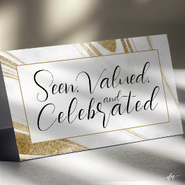Anerkennungs-Event-Geschenkkarte | Editierbare QR- Visitenkarten