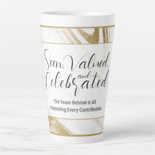 Anerkennungs-Latte-Mug   Elegantes individuelles G Milchtasse