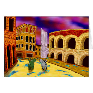 ânes à Vérone, Italie