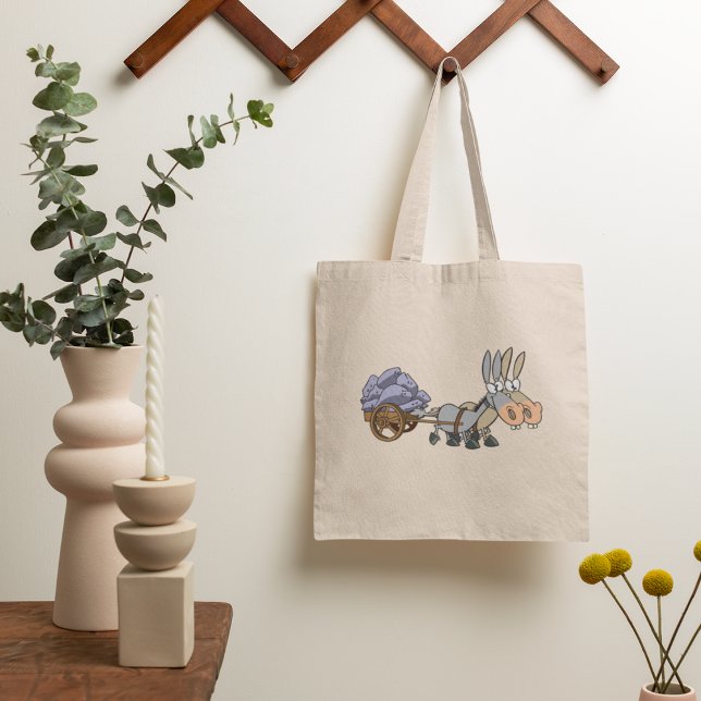 Ânes Tirant Un Chariot Sac Cabas (Créateur téléchargé)