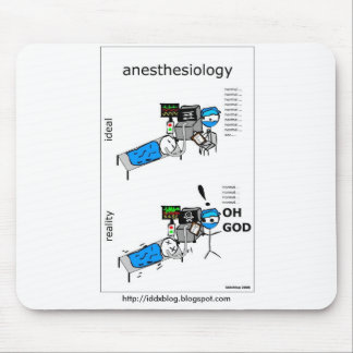Anesthesiology-Comic Mousepad