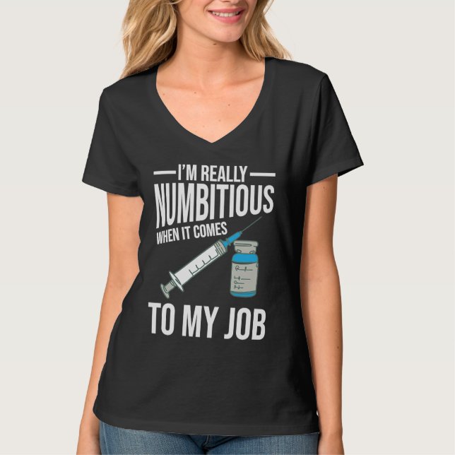 Anesthetist and Nurse Anesthesiologist T-Shirt (Vorderseite)