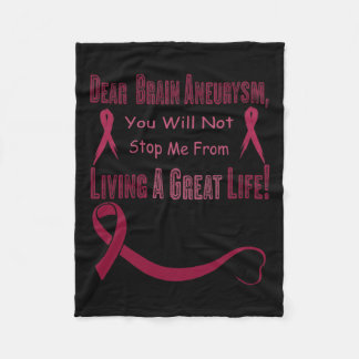 Aneurysma Awareness 7 Fleecedecke
