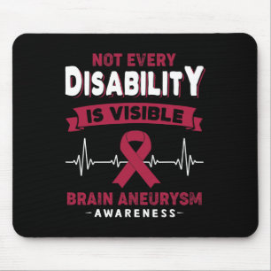 Aneurysma Awareness, dass nicht jede Behinderung s Mousepad