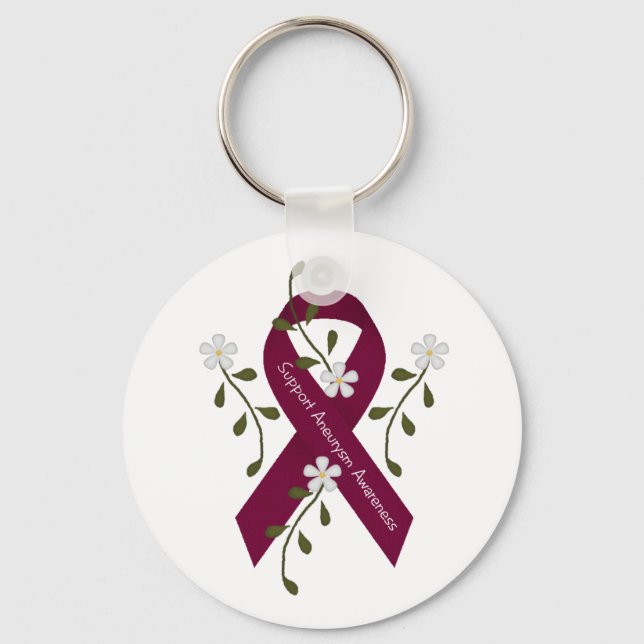 Aneurysma Awareness Schlüsselanhänger (Vorderseite)
