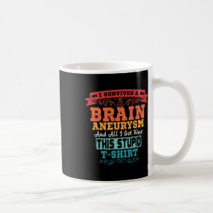Aneurysma Operation Überleben Sensibilisierungsges Kaffeetasse