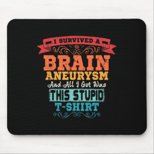 Aneurysma Operation Überleben Sensibilisierungsges Mousepad