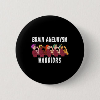 Aneurysma Survivor Krieger Geschenke zur Sensibili Button