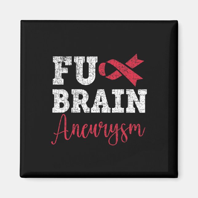 Aneurysma Warrior Medical Condition Aneurysm Aware Magnet (Vorne)