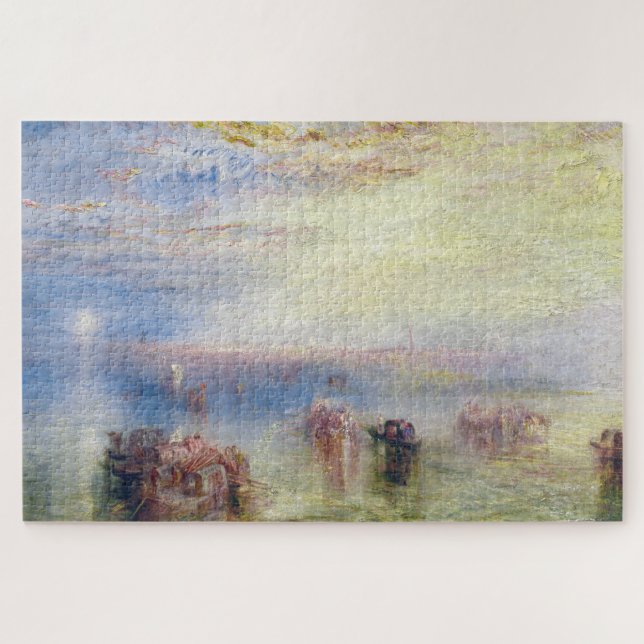 Anfahrt nach Venedig durch William Turner (Horizontal)