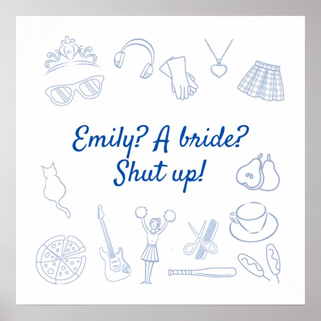 Anfang der 2000er Jahre, Prinzessin Bachelorette C Poster (Vorne)