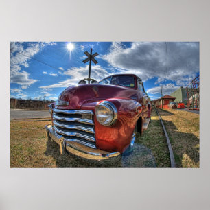 Anfang der 50er Jahre Chevy Truck Poster