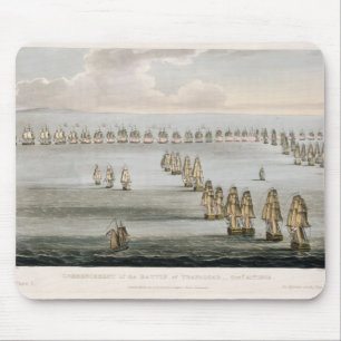 Anfang der Schlacht von Trafalgar, 21. Octo Mousepad