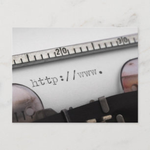Anfang der URL Postkarte