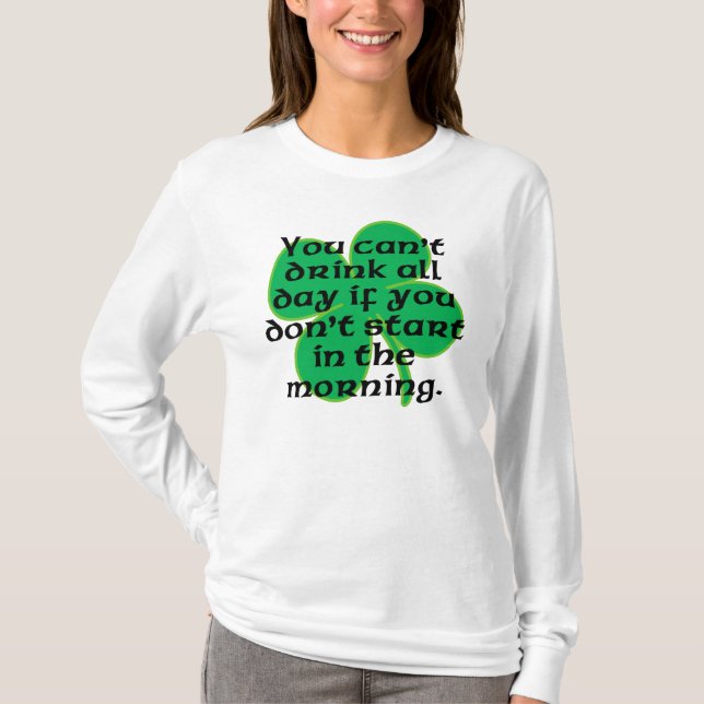 Anfang morgens T-Shirt (Vorderseite)