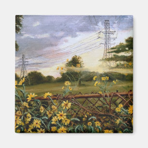 Anfang September Abend Sunset Magnet