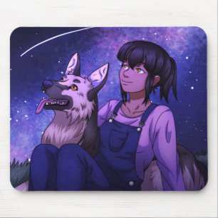 Anfangen mit einem Hund Mousepad