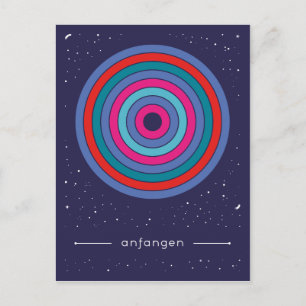 anfangen postkarte