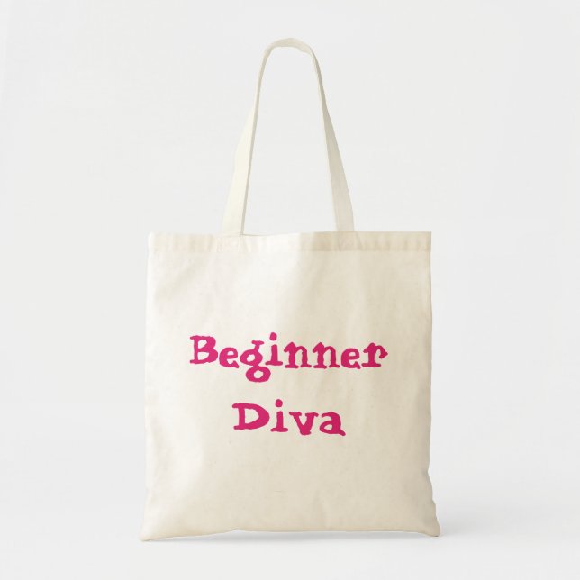 Anfänger Diva Quote Kinder Tragetasche (Vorne)