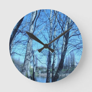 Anfängerfeder Runde Wanduhr