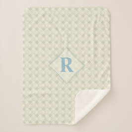 Anfänglich Nice Abstrakt Blue & Golden Transparenc Sherpadecke