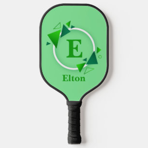 Anfängliche Änderung, Name des grünen weißen Kreis Pickleball Schläger