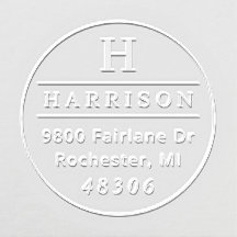 Anfängliche Personalisierte Monogramm