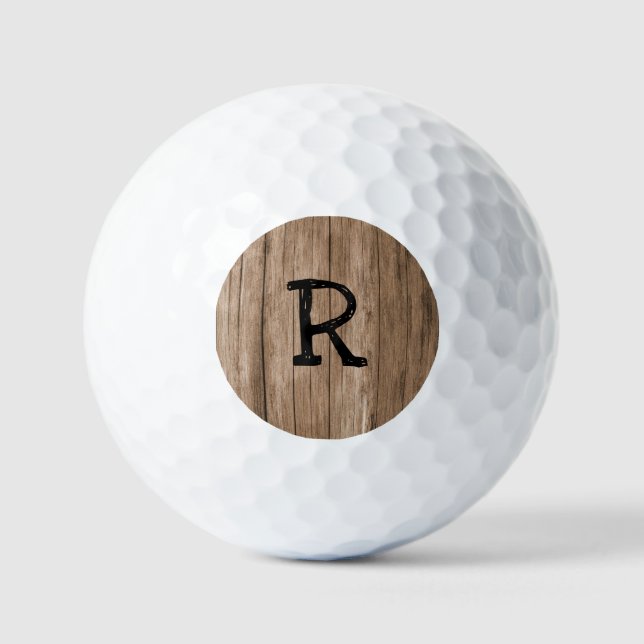 Anfängliche Veränderung, Holzwand Golfball (Vorderseite)